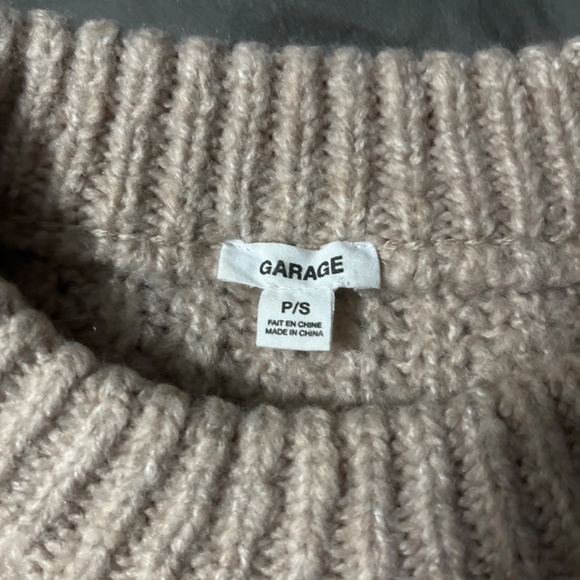 Garage Tan Knit Sweater - Picture 4 of 5